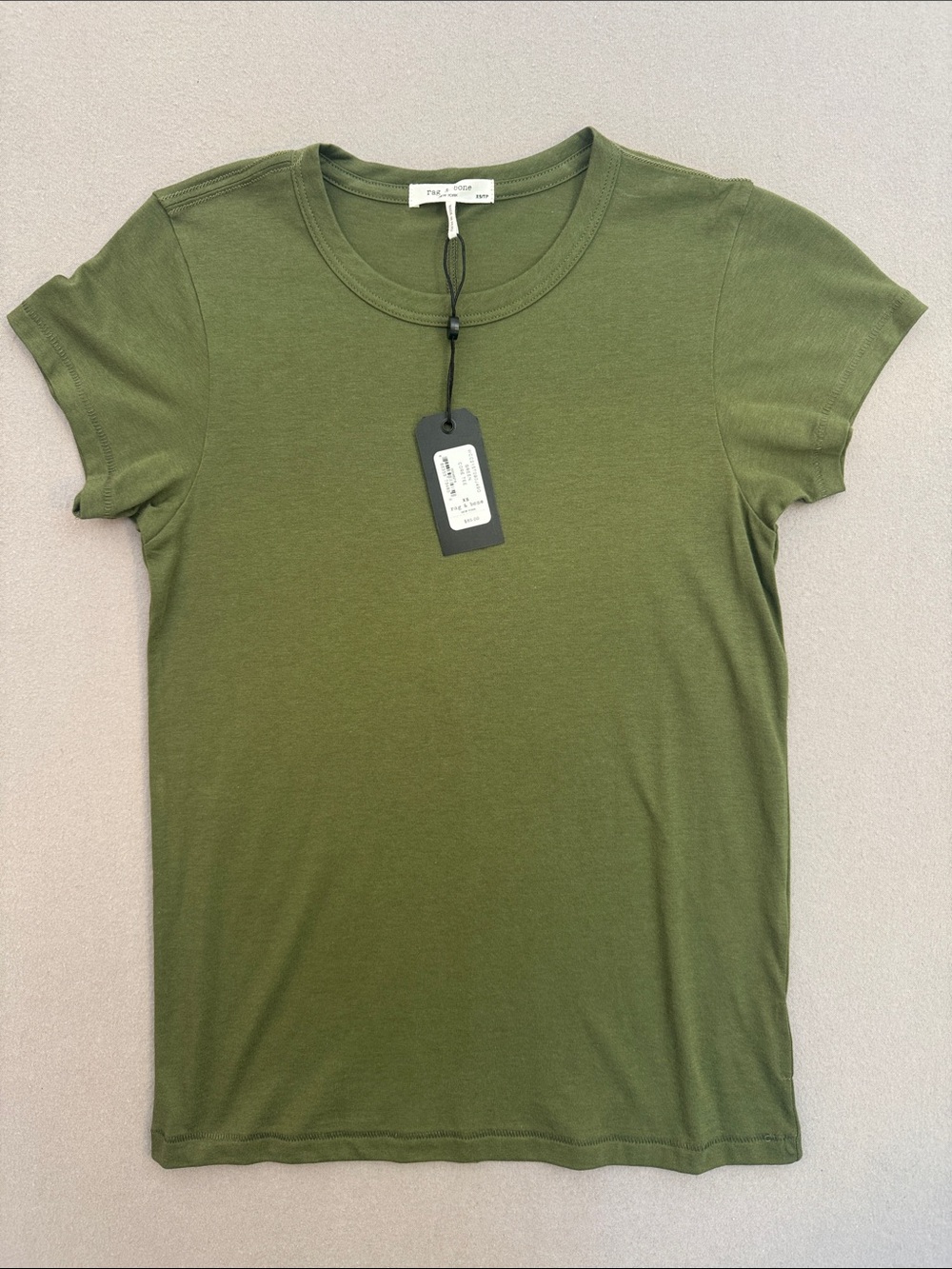 Rag & Bone Core Tee Green XS NWT Women’s Designer T-Shirt
